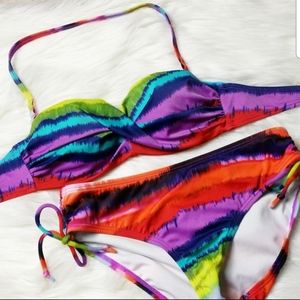 Victoria secret tie dye swimsuit 💕🌈